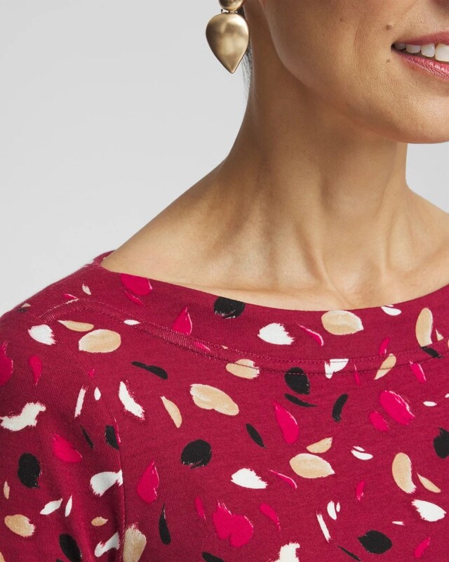 Spots 3/4 Sleeve Tee - image 4